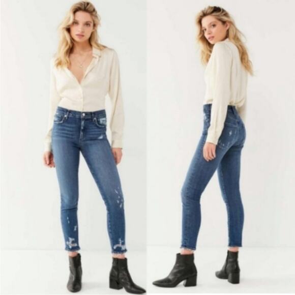 AGOLDE Sophie Hi Rise Crop Skinny Jeans in Paradox Size 29 - Picture 1 of 13